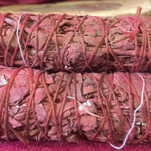 dragons blood . sage, bundle, cleansing, stick, herbal, incense, protection, ritual tools, apothecary, natural, incense