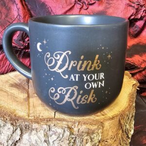 mug. skull, gothic, novelty, drinkware, gift