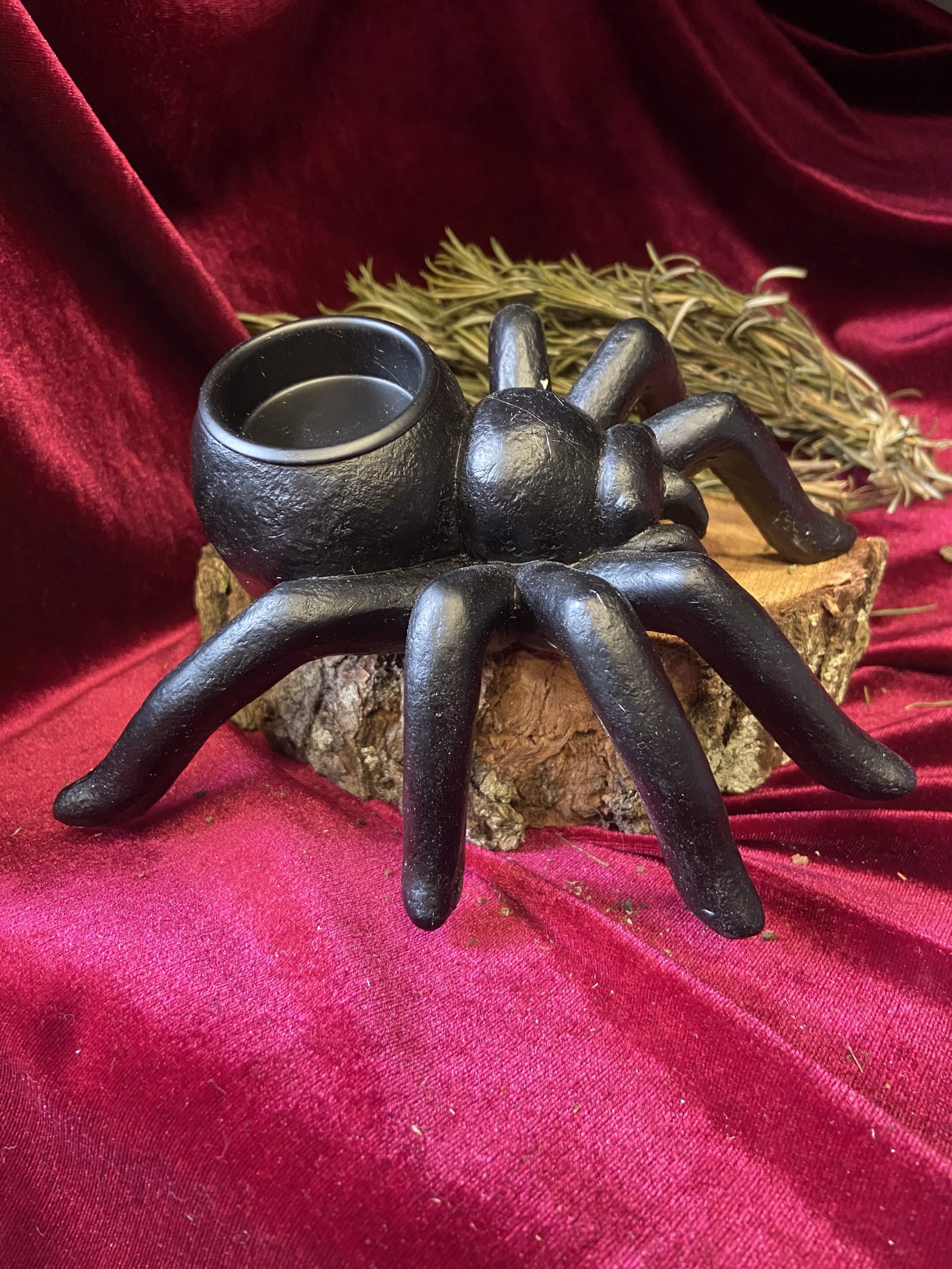 candle holder, spider, gothic, decor, tealight, home decor