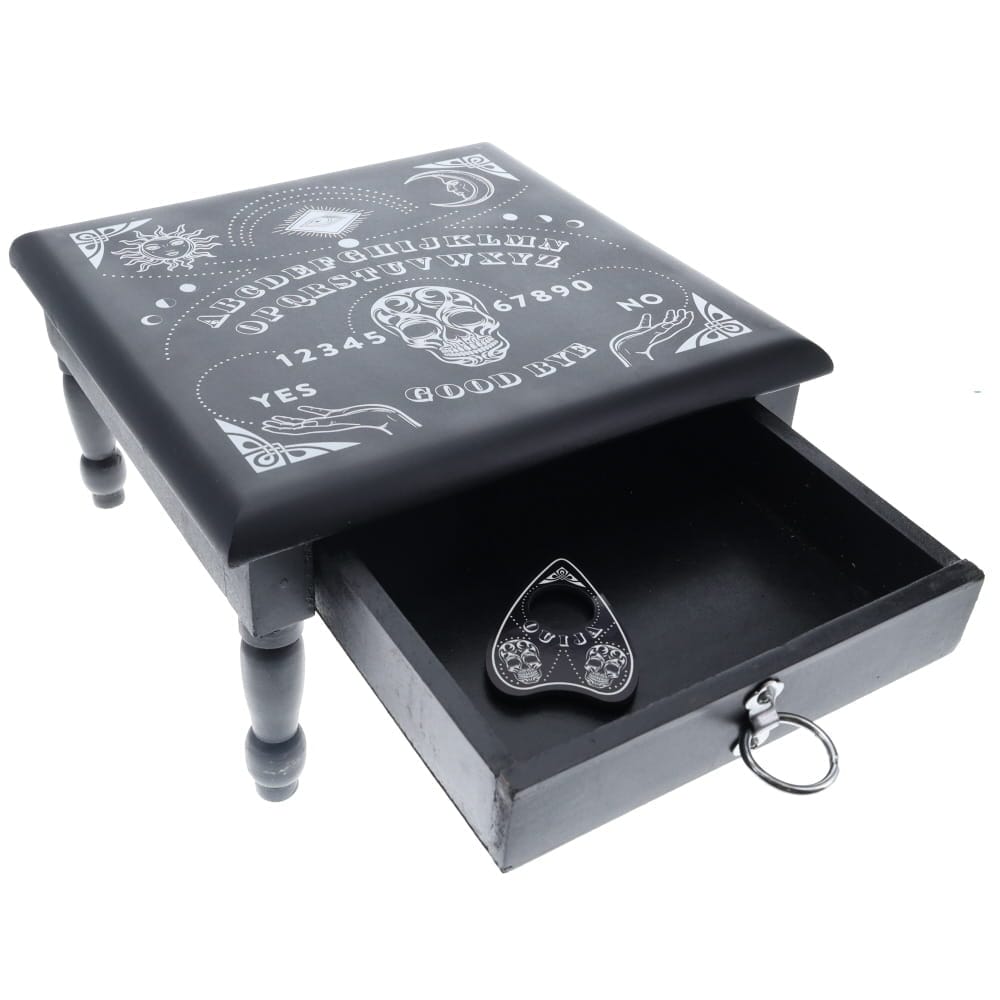 🗝️Ouija Altar Table with Drawer | Divination Storage & Ritual Centrepiece🗝️ - Image 2