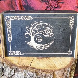 tree of life, storage, box, ritual, tools, altar, decor, keepsake, box, spiritual, decor