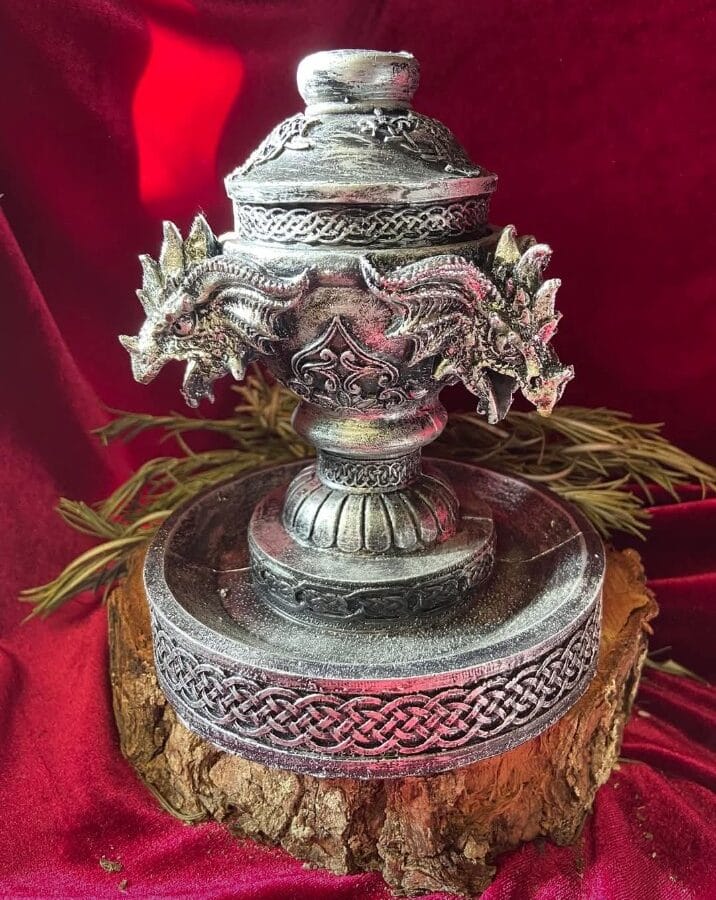 Dragon Backflow Incense Burner | Gothic Incense Holder & Ritual Decor