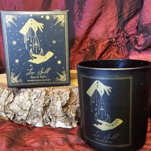 candle, rose, peony, floral, manifestation, gift