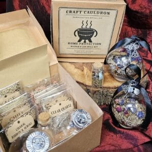 Home Protection Bauble & Jar Spell Kit