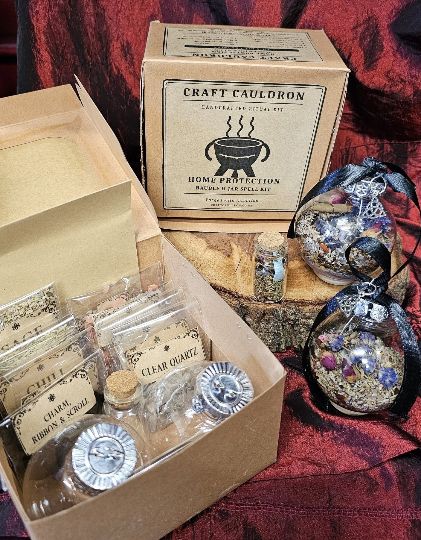 Home Protection Bauble & Jar Spell Kit