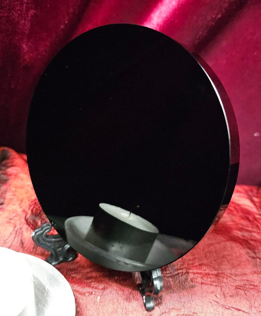 Black Obsidian Scrying Mirror